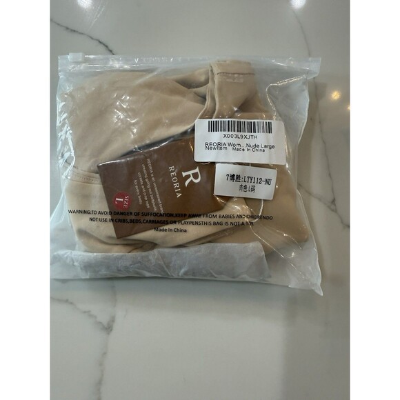 REORIA Butsmooth® Women’s  Plunge Deep V Neck Bodysuits Tops Large NEW NWT - Picture 5 of 5